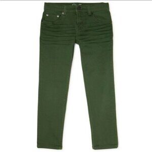 NWT Wonder Nation‎ Girls Kid Tough Super Skinny Jegging in green Size 7/8